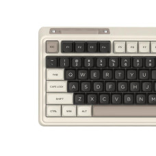 Бездротова механічна клавіатура KZZI K75 (75%): Hot-Swap, Tri-Mode, RGB (Полярний день)