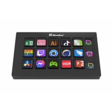 Міні-клавіатура MiraBox 293S Stream Controller Studio Deck, 15 клавіш (Чорний)