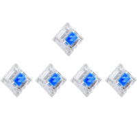 Блакитні механічні перемикачі для клавіатури (5 шт.): Clicky Blue Switches