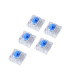 Блакитні механічні перемикачі для клавіатури (5 шт.): Clicky Blue Switches