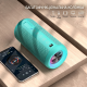 Портативна Bluetooth-колонка Ortizan X10 Black (IPX7, до 30 год, RGB, AUX, TF). Зелений