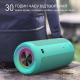 Портативна Bluetooth-колонка Ortizan X10 Black (IPX7, до 30 год, RGB, AUX, TF). Зелений