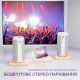 Портативна Bluetooth-колонка Ortizan X10 Black (IPX7, до 30 год, RGB, AUX, TF). Сірий