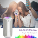 Портативна Bluetooth-колонка Ortizan X10 Black (IPX7, до 30 год, RGB, AUX, TF). Сірий