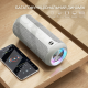 Портативна Bluetooth-колонка Ortizan X10 Black (IPX7, до 30 год, RGB, AUX, TF). Сірий
