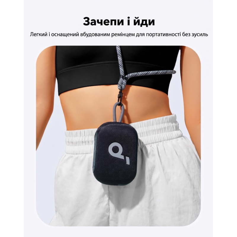 Ультрапортативна Bluetooth-колонка Soundcore Select 4 Go Black (5W, IP67, до 20 год). Чорні
