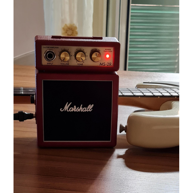 Міні Гітарний Комбопідсилювач Marshall Mini Stack MS-2С: Портативний Комбік. (Сірий)
