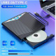 Зовнішній CD/DVD рекордер 7-в-1: USB 3.0, Type-C, SD/TF та USB-хаб. (Чорний)