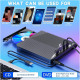 Зовнішній CD/DVD рекордер 7-в-1: USB 3.0, Type-C, SD/TF та USB-хаб. (Чорний)