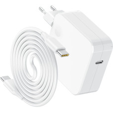 Адаптер Живлення Nenasew 65 Вт USB-C PD для Ноутбуків та Смартфонів (Універсальний). (Білий)