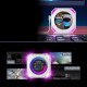 Вбудований монітор mPanel 2.1: Дисплей температури GPU/CPU для ПК. (Білий)