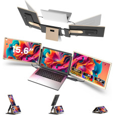 Портативні монітори для ноутбука Kwumsy H5-T 15.6": Plug and Play, Type-C, HDMI [клас енергоспоживання A]