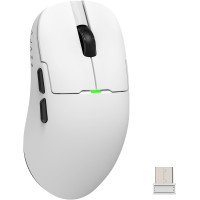 Ігрова миша Ajazz AJ159 Superlight: 56г, PixArt 3395 (26000 DPI), Батарея до 200 год. (Білий)