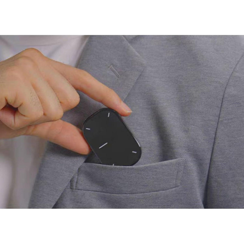 Cheerdots2: Air Mouse Bluetooth 5-в-1 з мікрофоном AI/ChatGPT, Лазерна указка, для презентацій. (Сірий)