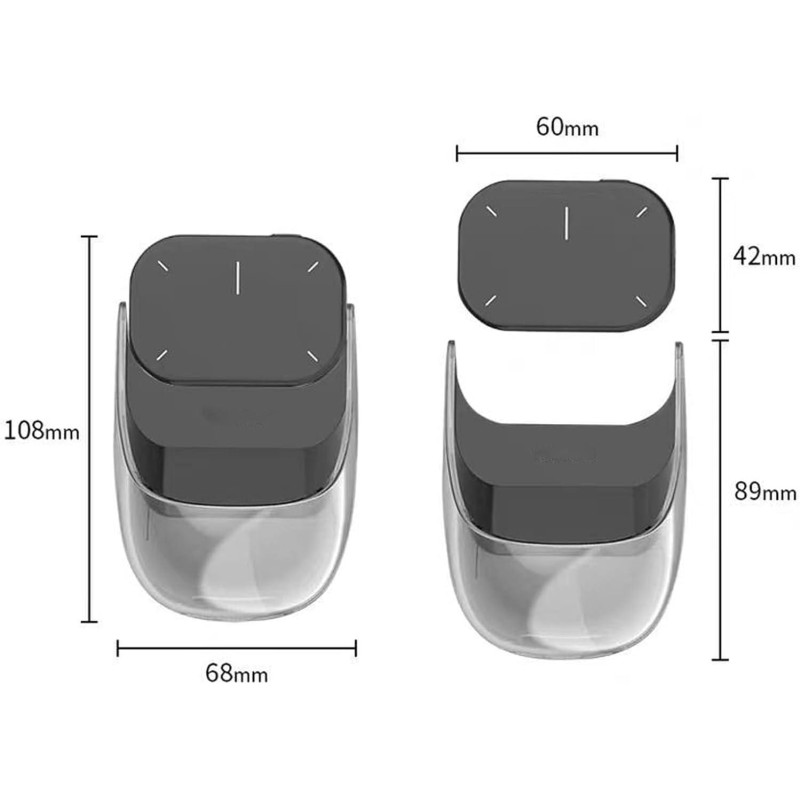 Cheerdots2: Air Mouse Bluetooth 5-в-1 з мікрофоном AI/ChatGPT, Лазерна указка, для презентацій. (Сірий)
