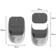 Cheerdots2: Air Mouse Bluetooth 5-в-1 з мікрофоном AI/ChatGPT, Лазерна указка, для презентацій. (Сірий)