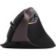 Бездротова Вертикальна Миша DELUX: Ергономічна, Dual-Mode (2.4G + Bluetooth), 4000 DPI. (Коричнева)