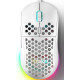 Ігрова миша DIERYA Ultra-Light 75g : Ергономічна, RGB, 12800 DPI, 6 програмованих кнопок. (Білий)