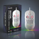 Ігрова миша DIERYA Ultra-Light 75g : Ергономічна, RGB, 12800 DPI, 6 програмованих кнопок. (Білий)