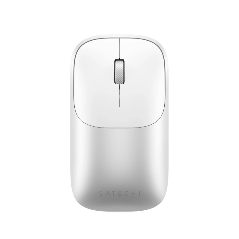 Бездротова алюмінієва миша Satechi EX: Bluetooth 5.0 + 2.4 ГГц. (Сріблястий)