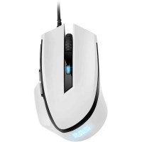 Дротова Ігрова Миша Sharkoon SHARK Force II: 4200 DPI, 6 Кнопок, RGB Підсвітка.  (Білий)