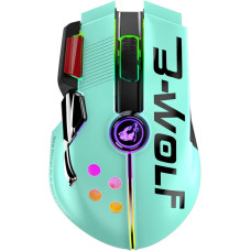 Бездротова Ігрова Миша URCHOICELTD X6 Pro (Зелена): 12000 DPI, Сенсор PixArt 3325, Джойстик. (Зелений)