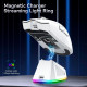 Ігрова Миша Ziyou Lang X2: 22000 DPI, PixArt 3311, Магнітна Зарядна Станція, 3 Режими Підключення. (Білий)