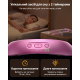 Світлодіодна лампа на шию Glocusent (1600 mAh, 3 кольори, 5 рівнів яскравості). Рожева