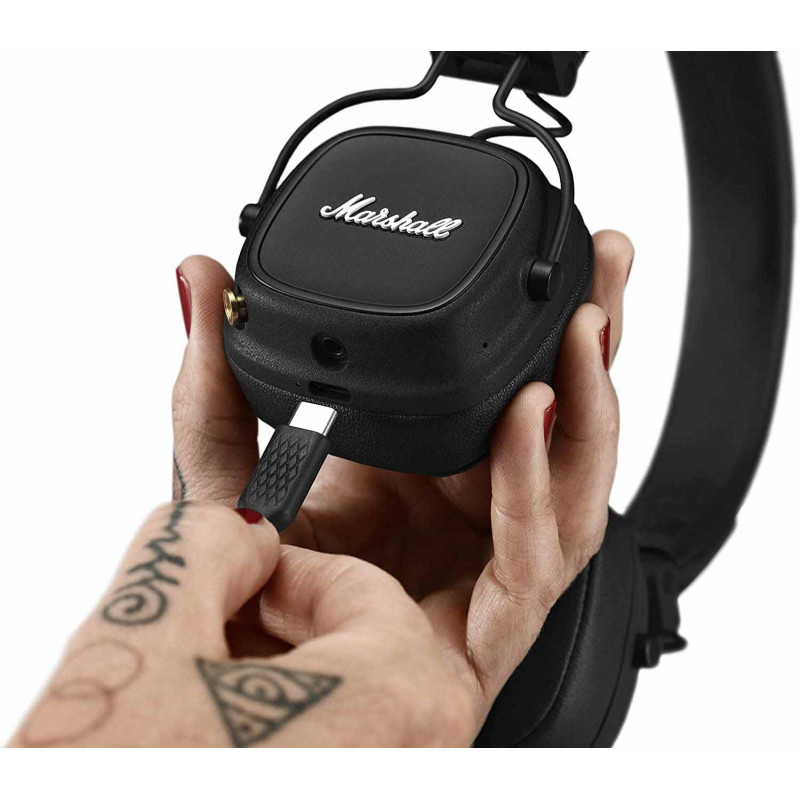 Навушники Marshall Major IV Bluetooth. (Чорний)