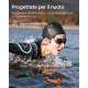 Shokz OpenSwim Pro: Гібридні Водонепроникні Навушники 32 ГБ MP3 / Bluetooth 5.4. (Сірий)