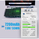 Змінний Акумулятор SNSYIY A1496 для MacBook Air 13" (A1377, A1405): 7200 мА·год. (Чорний)