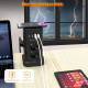 Мережевий подовжувач-башта Tanxis Power Cube з бездротовою зарядкою 15W (11 в 1, 2м). Чорний