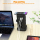 Мережевий подовжувач-башта Tanxis Power Cube з бездротовою зарядкою 15W (11 в 1, 2м). Чорний
