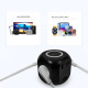 Мережевий Куб HOMEPROTEK Cube: 3 Розетки + 3x USB (C+A) + QI Зарядка. Захист від перевантажень. Кабель 2 м. (Чорний)