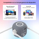 Мережевий Куб HOMEPROTEK Cube: 3 Розетки + 3x USB (C+A) + QI Зарядка. Захист від перевантажень. Кабель 2 м. (Сірий)