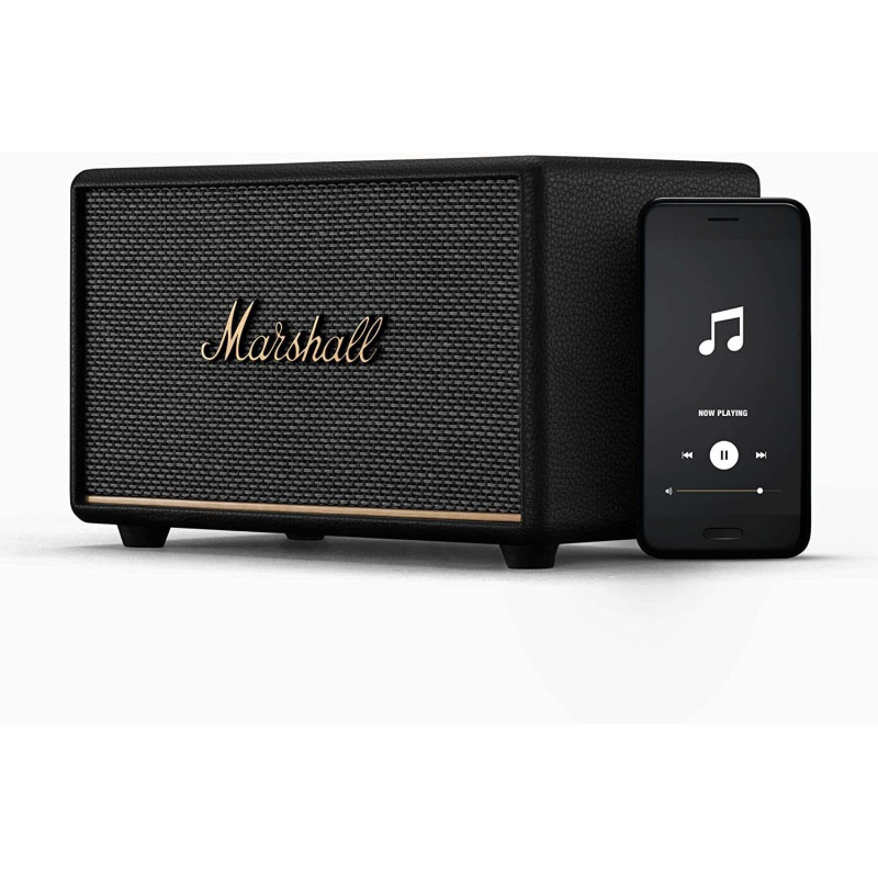 Бездротова Колонка Marshall Acton III: Потужний Звук для Дому, Bluetooth. (Чорний)