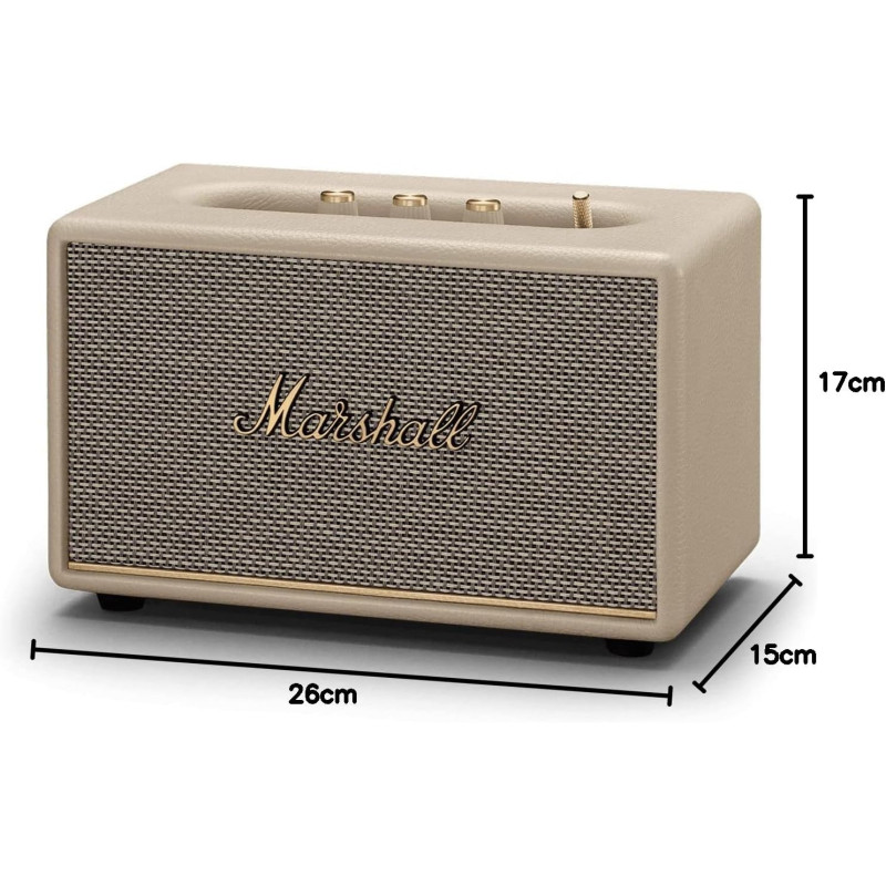 Бездротова Колонка Marshall Acton III: Потужний Звук для Дому, Bluetooth. (Кремовий)