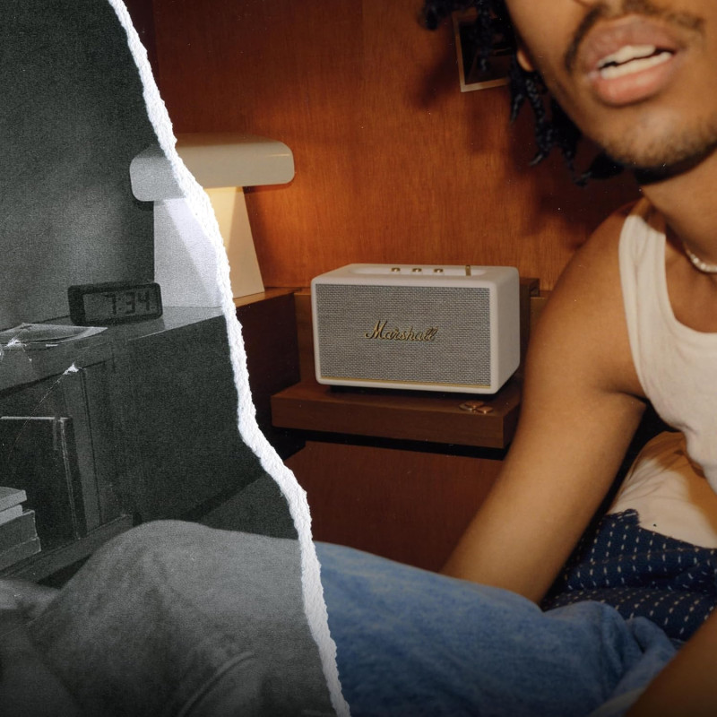 Бездротова Колонка Marshall Acton III: Потужний Звук для Дому, Bluetooth. (Кремовий)