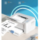 Чорно-білий лазерний принтер PANTUM P2502W Wi-Fi, Airprint, однофункціональний, 22 стор./хв. (Білий)