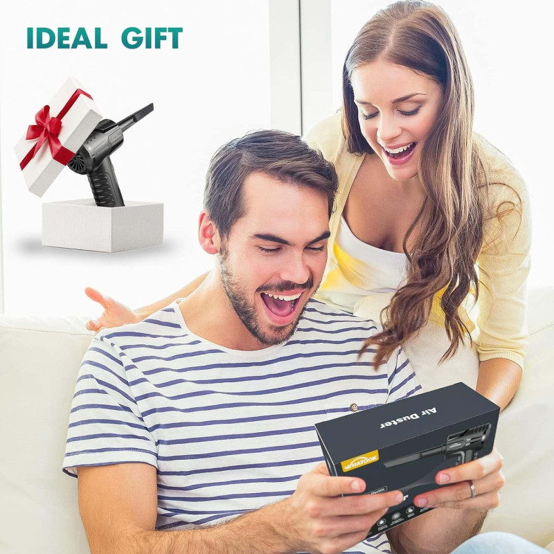 Електричний Пилоуловлювач: Бездротовий, 3 швидкості, 100000 об/хв, Заміна стисненого повітря