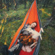 Надлегкий туристичний гамак Naturefun (275 x 140 см) — Помаранчевий