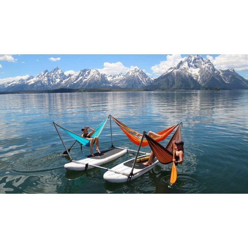 Надлегкий туристичний гамак Naturefun (275 x 140 см) — Помаранчевий