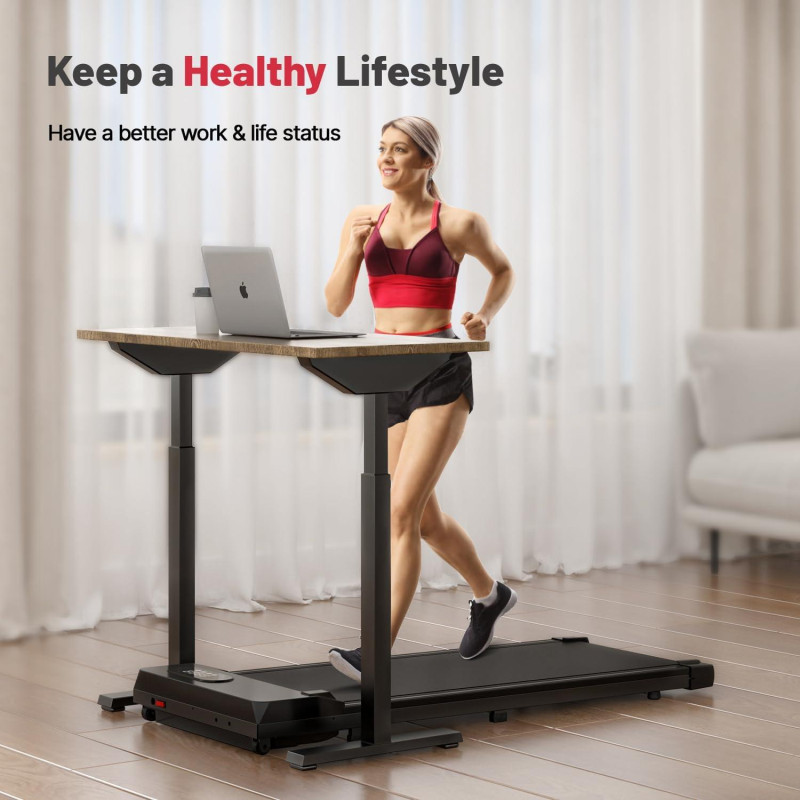 Компактна Бігова Доріжка HomeFitnessCode для Ходьби та Бігу (1-10 км/год). (Чорний)