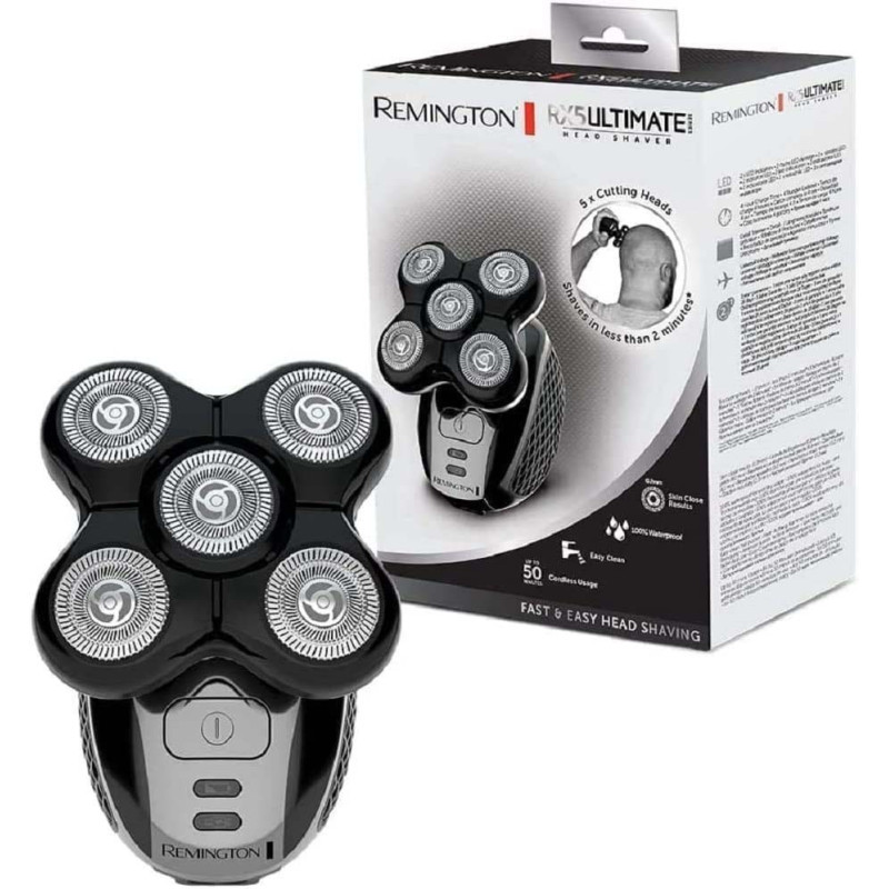 Бритва для голови та тіла Remington: 100% водонепроникна з крутними головками