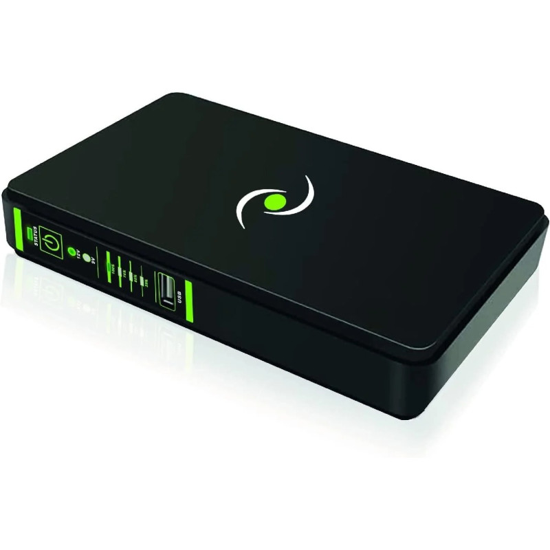 ДБЖ Tecnoware Mini UPS Era Plus DC 8800 mAh з PoE (5V/9V/12V). (Чорний)