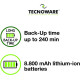 ДБЖ Tecnoware Mini UPS Era Plus DC 8800 mAh з PoE (5V/9V/12V). (Чорний)