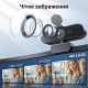 Веб-камера eMeet Nova 4K Ultra HD з двома мікрофонами та PDAF (Чорна)