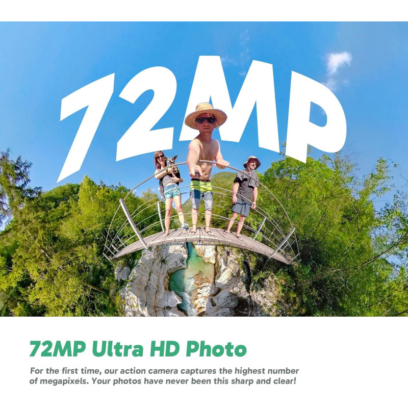 Akaso 360° Creator Set: Екшн-Камера 5.7K, Невидима Селфі-Палиця, AI-Відстеження (Сірий)