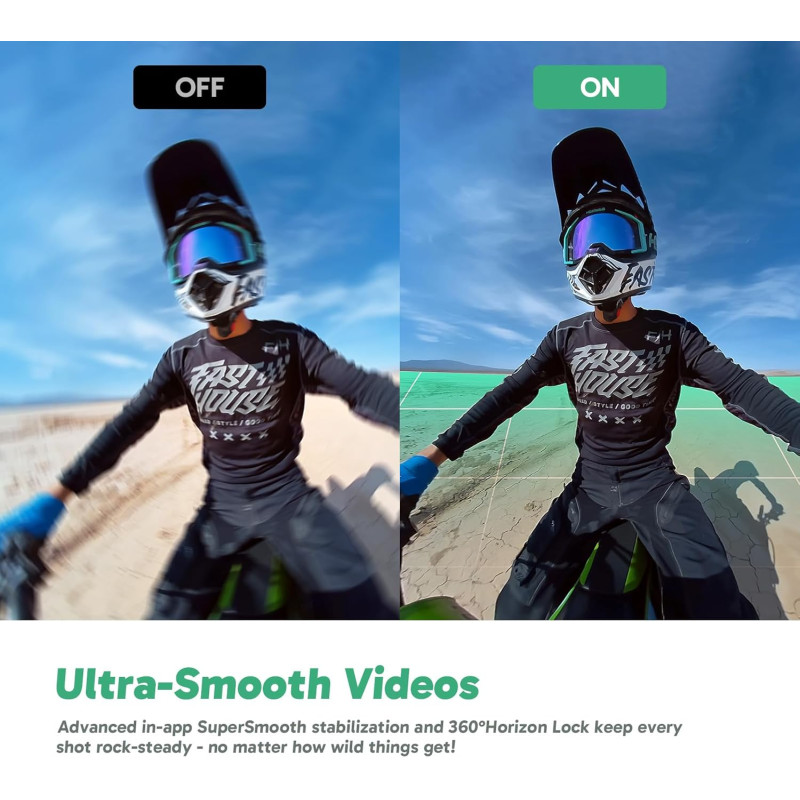 Akaso 360° Creator Set: Екшн-Камера 5.7K, Невидима Селфі-Палиця, AI-Відстеження (Сірий)