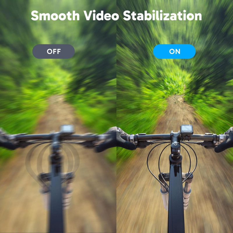 Екшн-Камера Akaso EK7000 4K: 20MP, Сумісність з Мікрофоном, Водонепроникність 30м (Сірий)